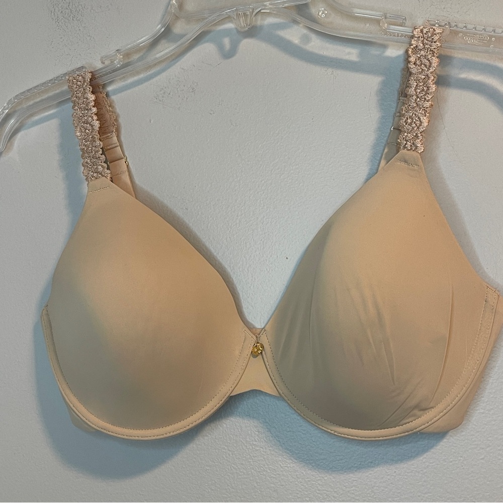 Natori Cream Sequined Full-Coverage Bra - image 1